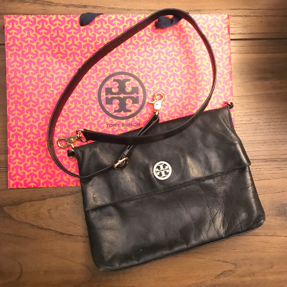 Tory Burch, Black Leather Bag